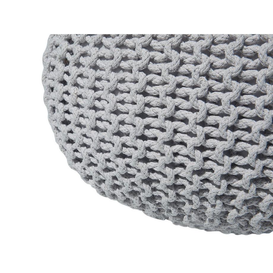 Beliani Pouf en Cotone Scandinavo CONRAD  