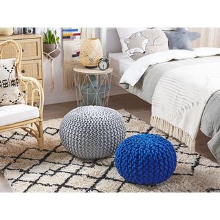 Beliani Pouf en Coton Scandinave CONRAD  