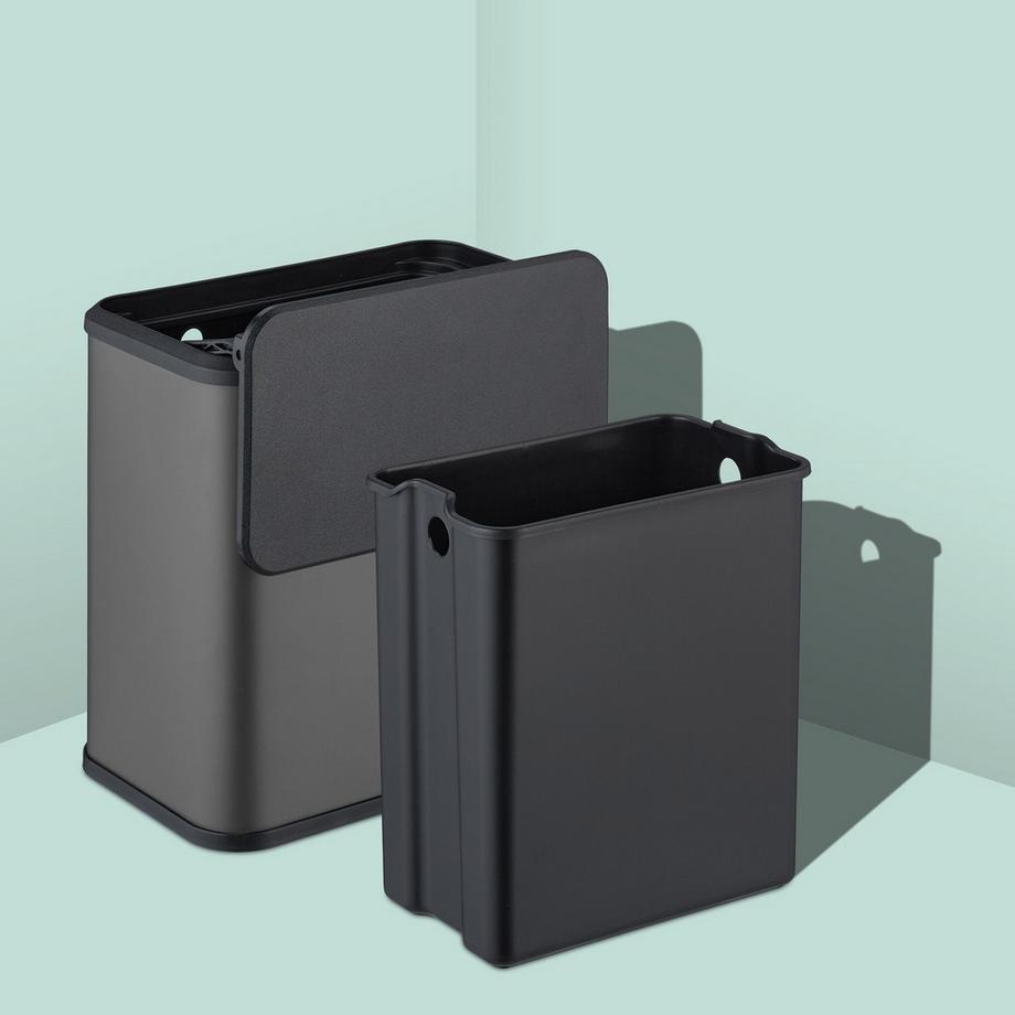 Northix Poubelle de salle de bain, 5 L, suspendue ou sur pied  