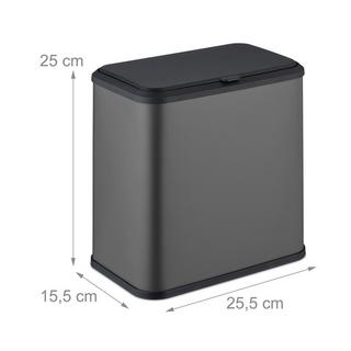 Northix Badezimmer-Abfalleimer, 5 l, hängend/freistehend  