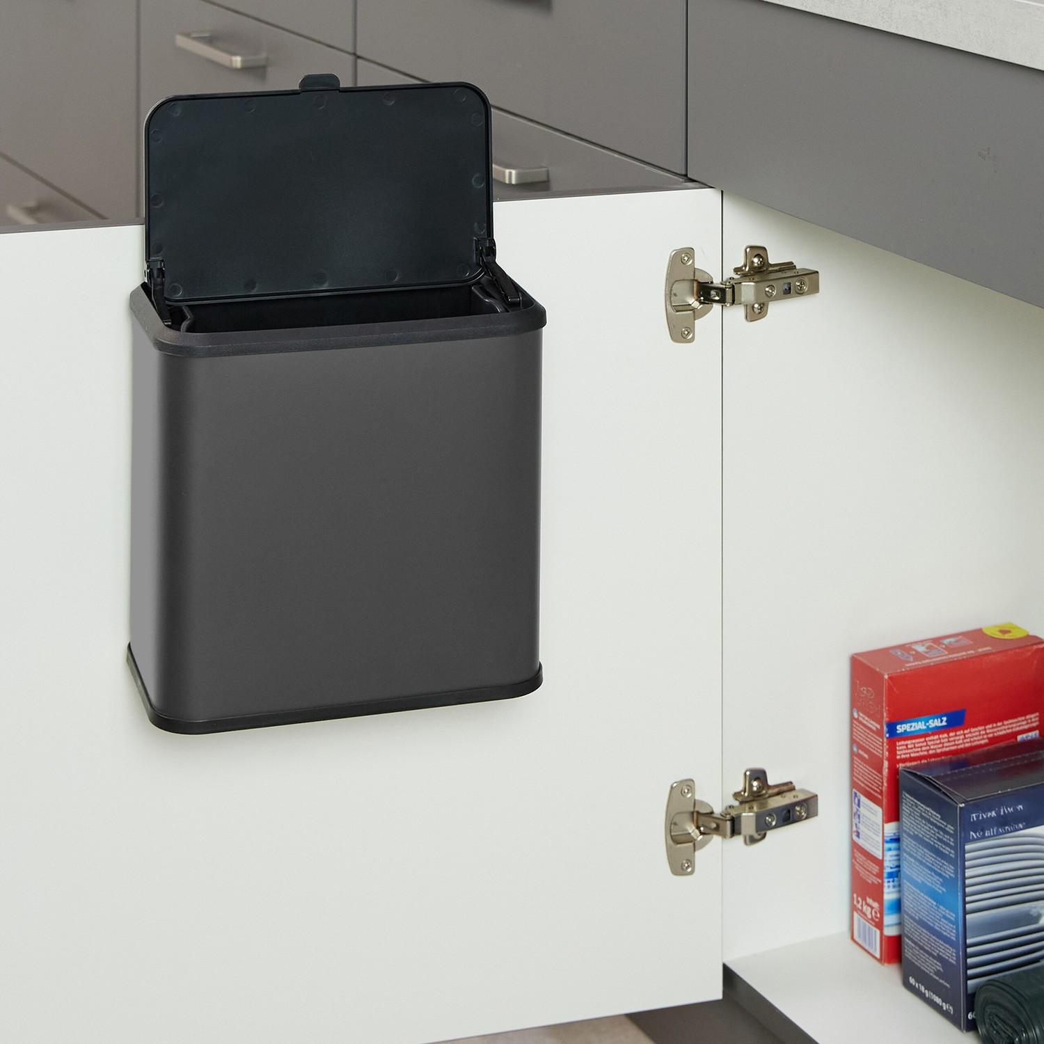 Northix Badezimmer-Abfalleimer, 5 l, hängend/freistehend  