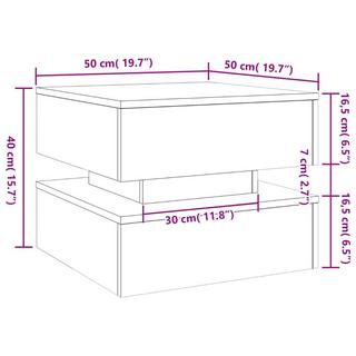 VidaXL Couchtisch holzwerkstoff  