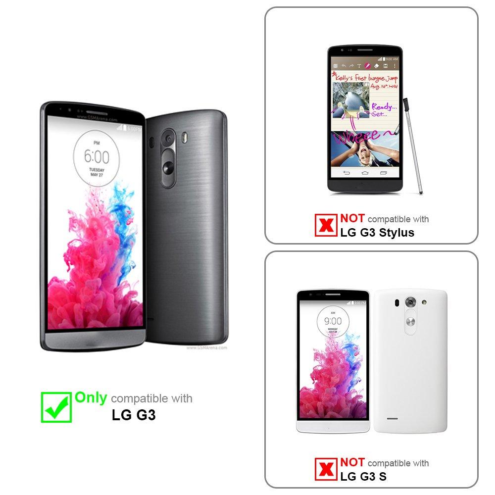 Cadorabo  Housse compatible avec LG G3 - Coque de protection avec fermeture magnétique, fonction de support et compartiment pour carte 