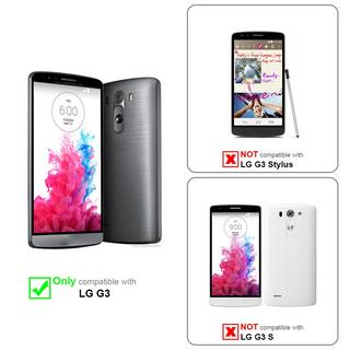 Cadorabo  Housse compatible avec LG G3 - Coque de protection avec fermeture magnétique, fonction de support et compartiment pour carte 