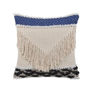 Beliani Lot de 2 coussins décoratifs en Coton Boho SOFCA  