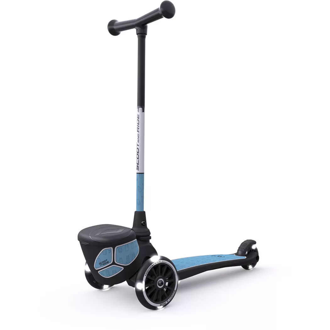 Scoot and Ride - Mini Highwaykick 2 Lifestyle reflective Steel, One Size, Stahlblau