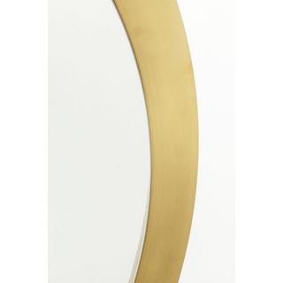 KARE Design Wandspiegel Arezzo Brass rund 100  