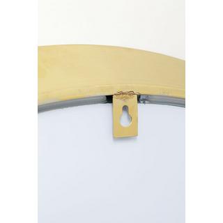 KARE Design Wandspiegel Arezzo Brass rund 100  