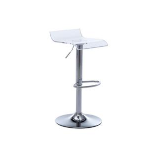 Vente-unique Lotto di 2 sgabelli da bar Acrilico Trasparente OLIVER  