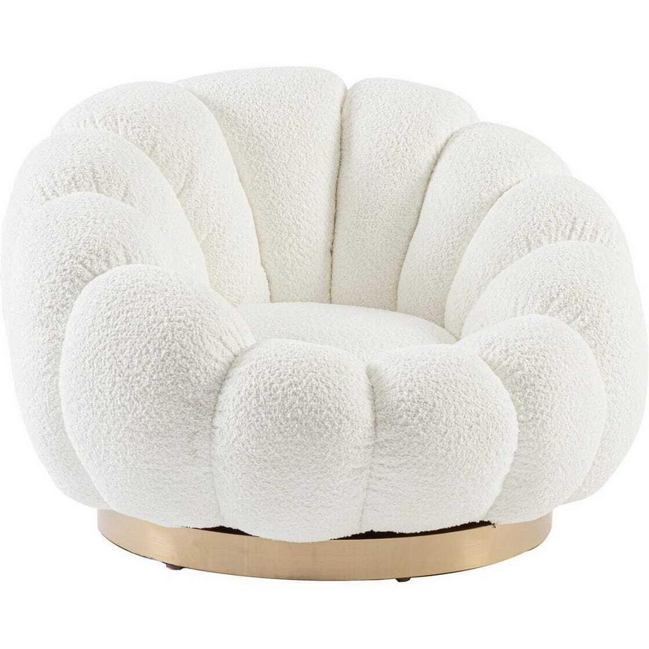 mutoni Drehsessel Florel weiss  