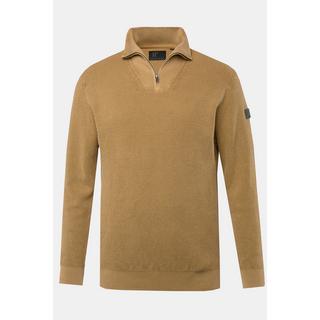 JP1880 Stricktroyer Vintage Look Zippkragen  