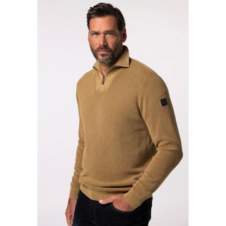 JP1880 Stricktroyer Vintage Look Zippkragen  