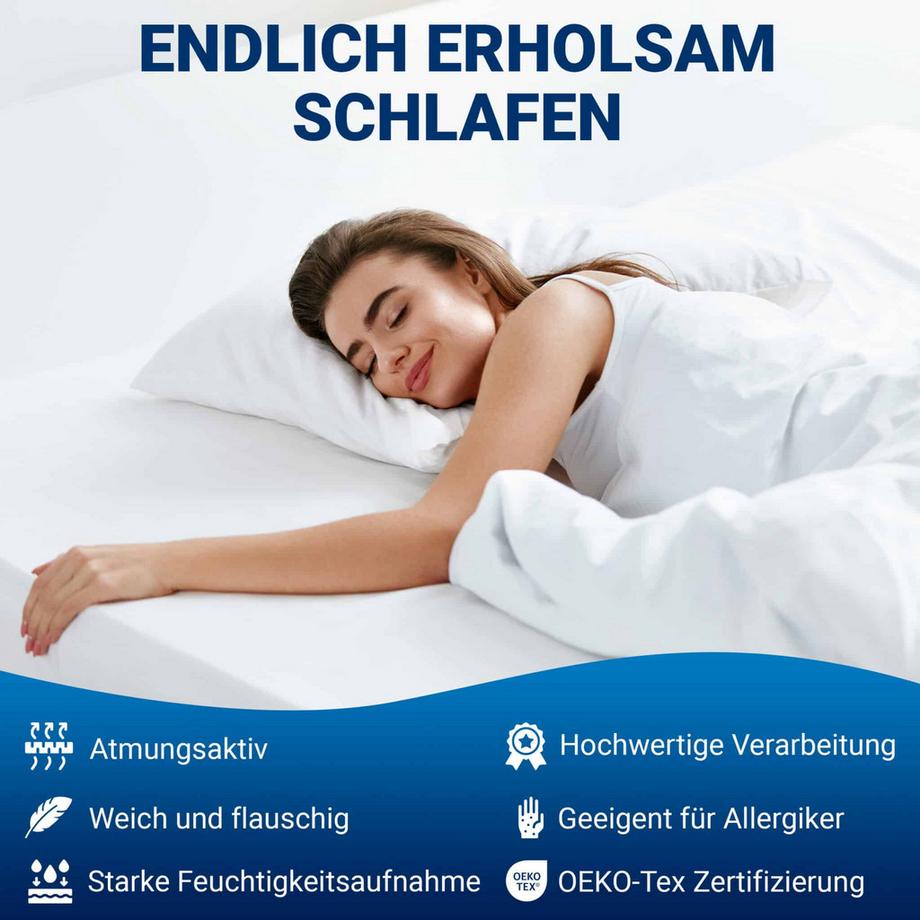 Mara Vital Matratzenschoner Matratzenschutz Matratzenauflage atmungsaktiv und saugstark  