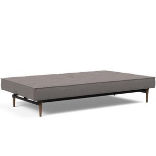 Innovation Living Innovation Canapé-lit Splitback Styletto Dark Wood - Mixed Dance Grey  