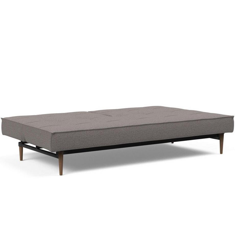 Innovation Living Canapé-lit Splitback Styletto Dark Wood - Mixed Dance Grey  