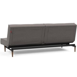 Innovation Living Innovation Canapé-lit Splitback Styletto Dark Wood - Mixed Dance Grey  