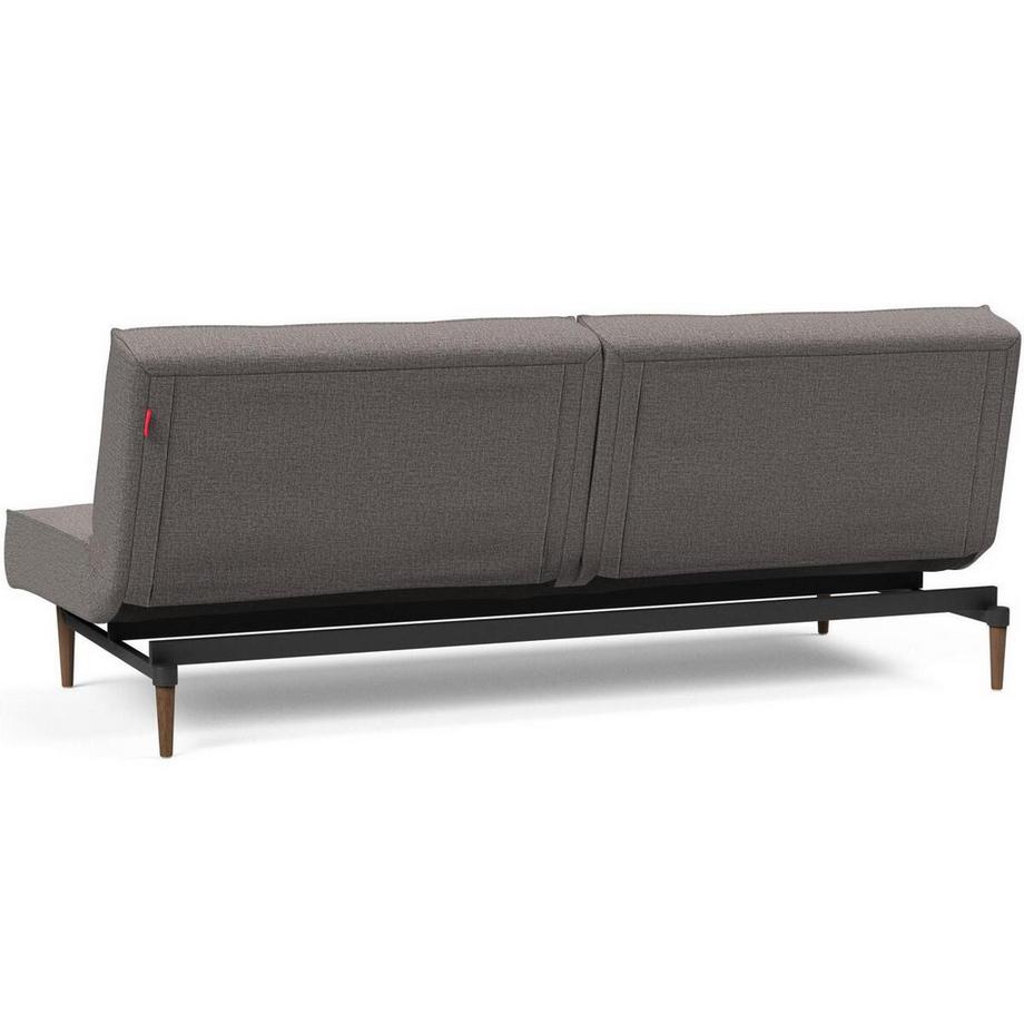 Innovation Living Canapé-lit Splitback Styletto Dark Wood - Mixed Dance Grey  