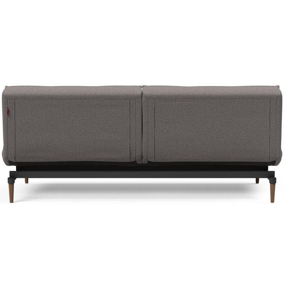 Innovation Living Canapé-lit Splitback Styletto Dark Wood - Mixed Dance Grey  