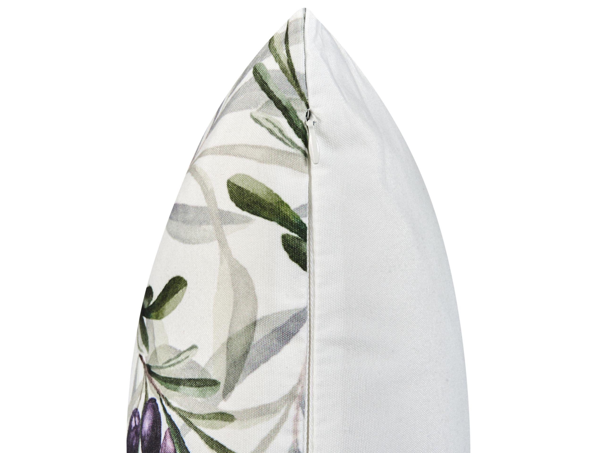 Beliani Lot de 2 coussins d'extérieur en Polyester Moderne TRANQUI  