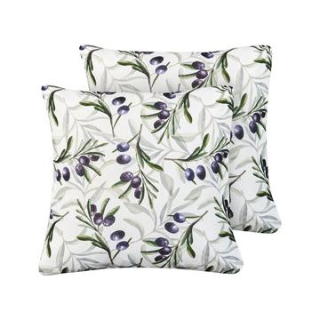 Lot de 2 coussins d'extérieur en Polyester Moderne TRANQUI