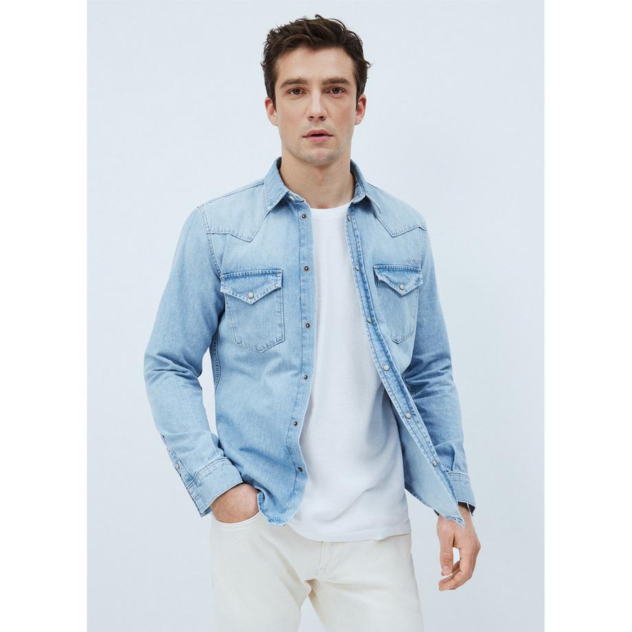 Pepe Jeans London Noah Chemise à Carreaux Manches Longues  