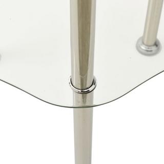 VidaXL Table d'appoint verre  