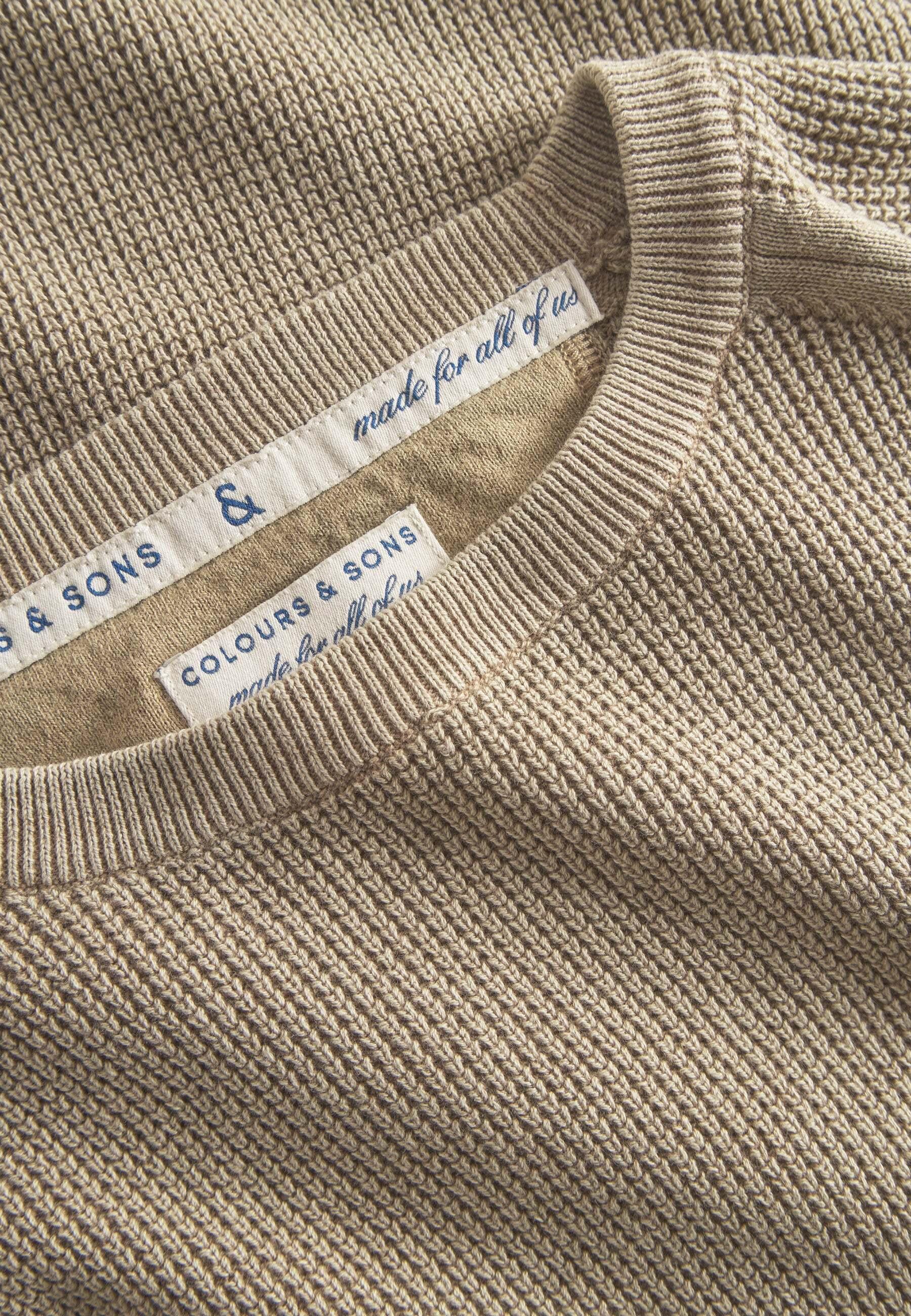 Colours & Sons Roundneck Washed Pullover  