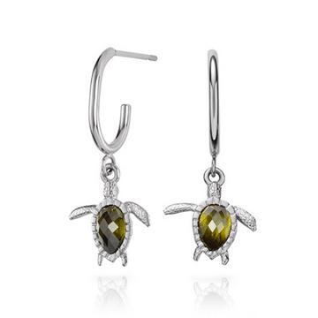 PH-JE-0182 Boucles d'oreilles Turtle Hoops pour