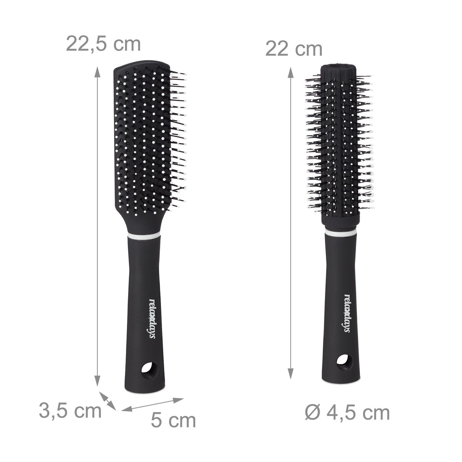 B2X  Brosse à cheveux - lot de 4 