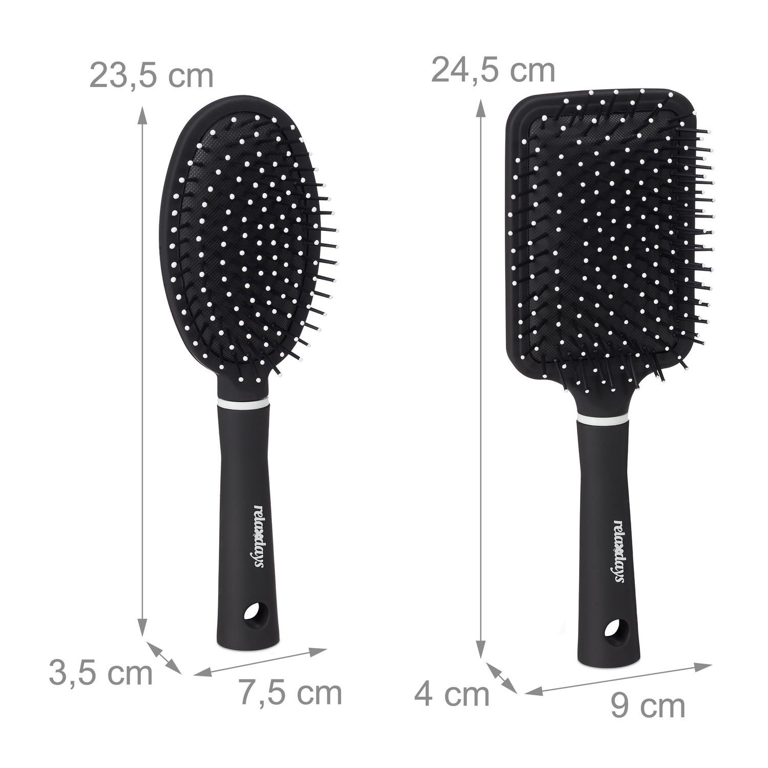 B2X  Brosse à cheveux - lot de 4 