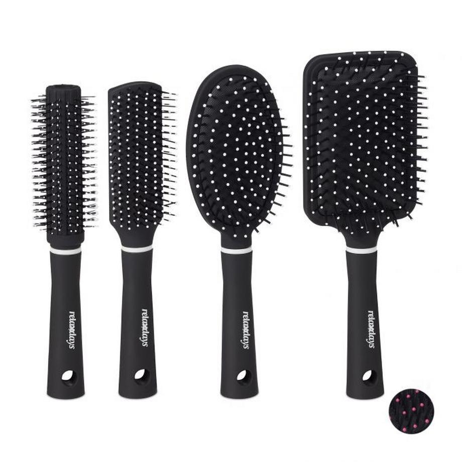 Brosse à cheveux - lot de 4