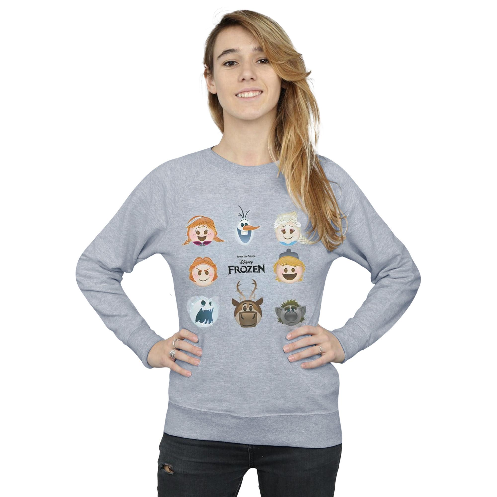 Disney Frozen Emoji Personaggio Felpa  
