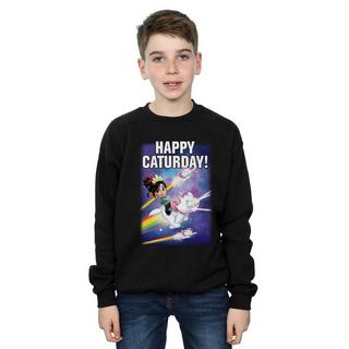 Disney  Wreck It Ralph Happy Caturday Sweatshirt 