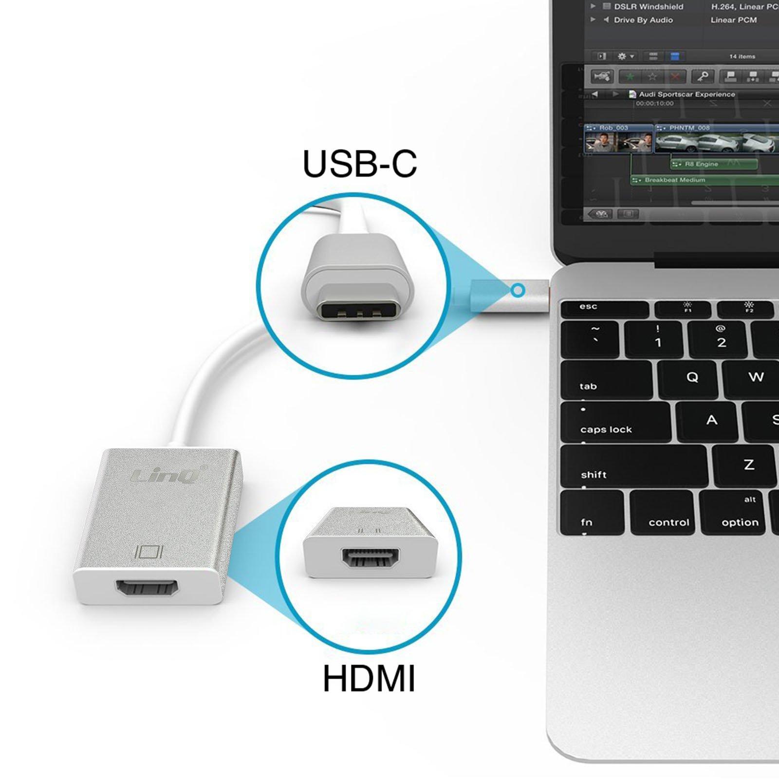 Avizar  Adattatore Video USB Type C HDMI 4K 