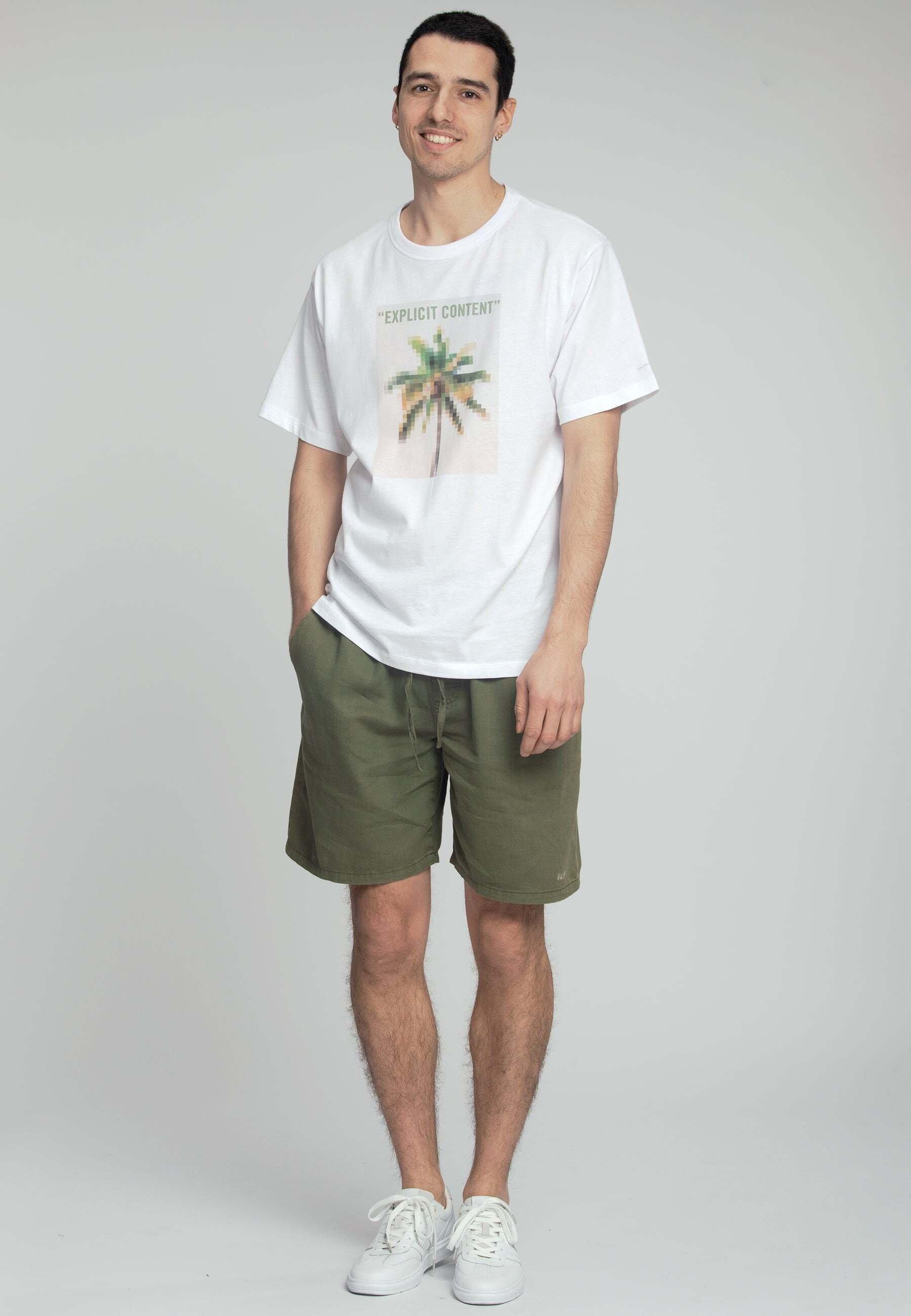Colours & Sons  T-Shirts T-Shirt Palm Print 
