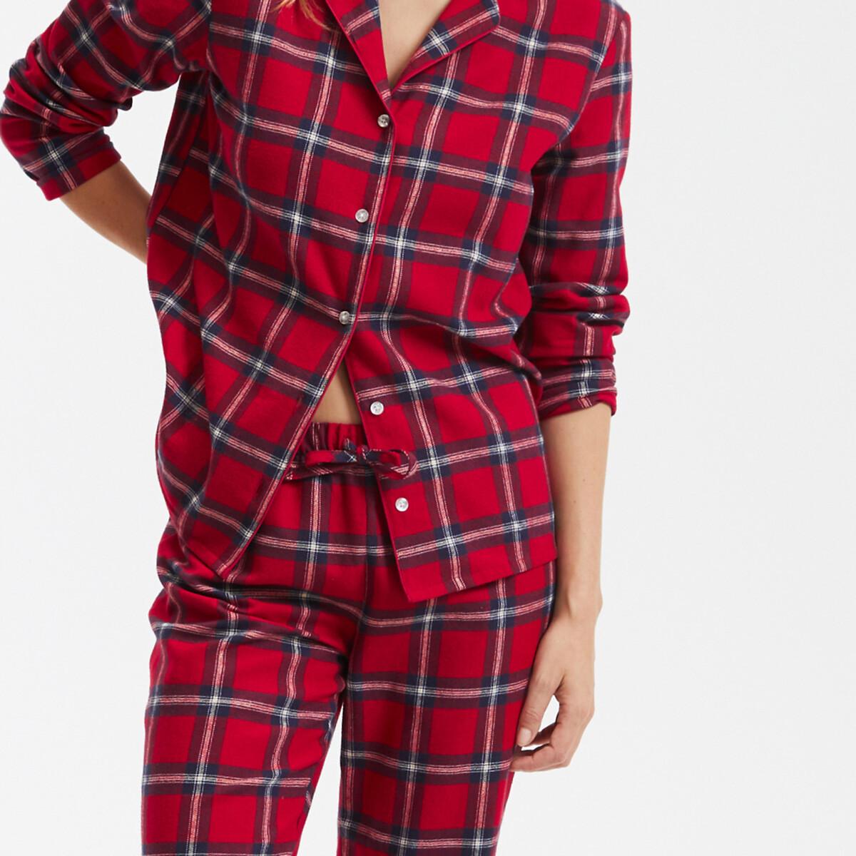 La Redoute Collections  Pyjama à carreaux en flanelle 