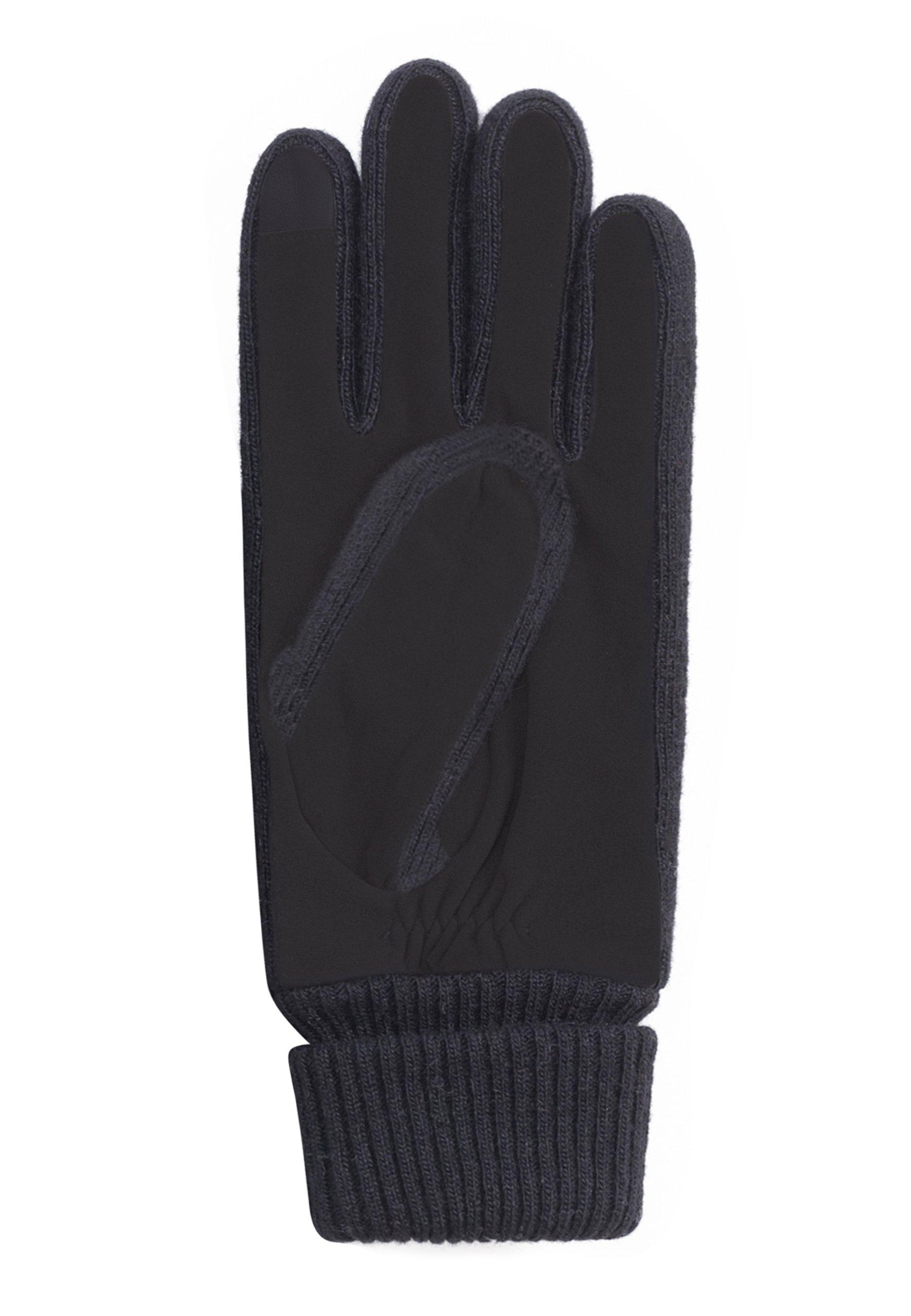 CASH-MERE.CH Gants en daim de chèvre à doublure en cachemire à manchette  