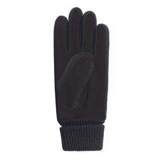 CASH-MERE.CH Gants en daim de chèvre à doublure en cachemire à manchette  