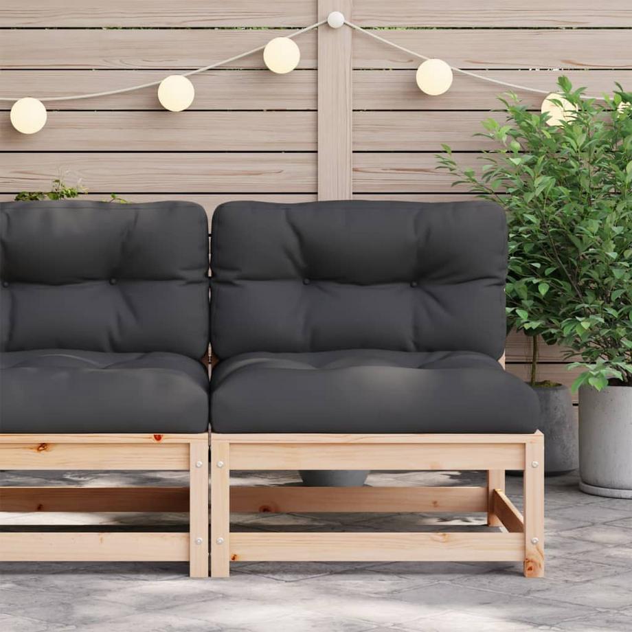 VidaXL Canapé de jardin bois de pin  