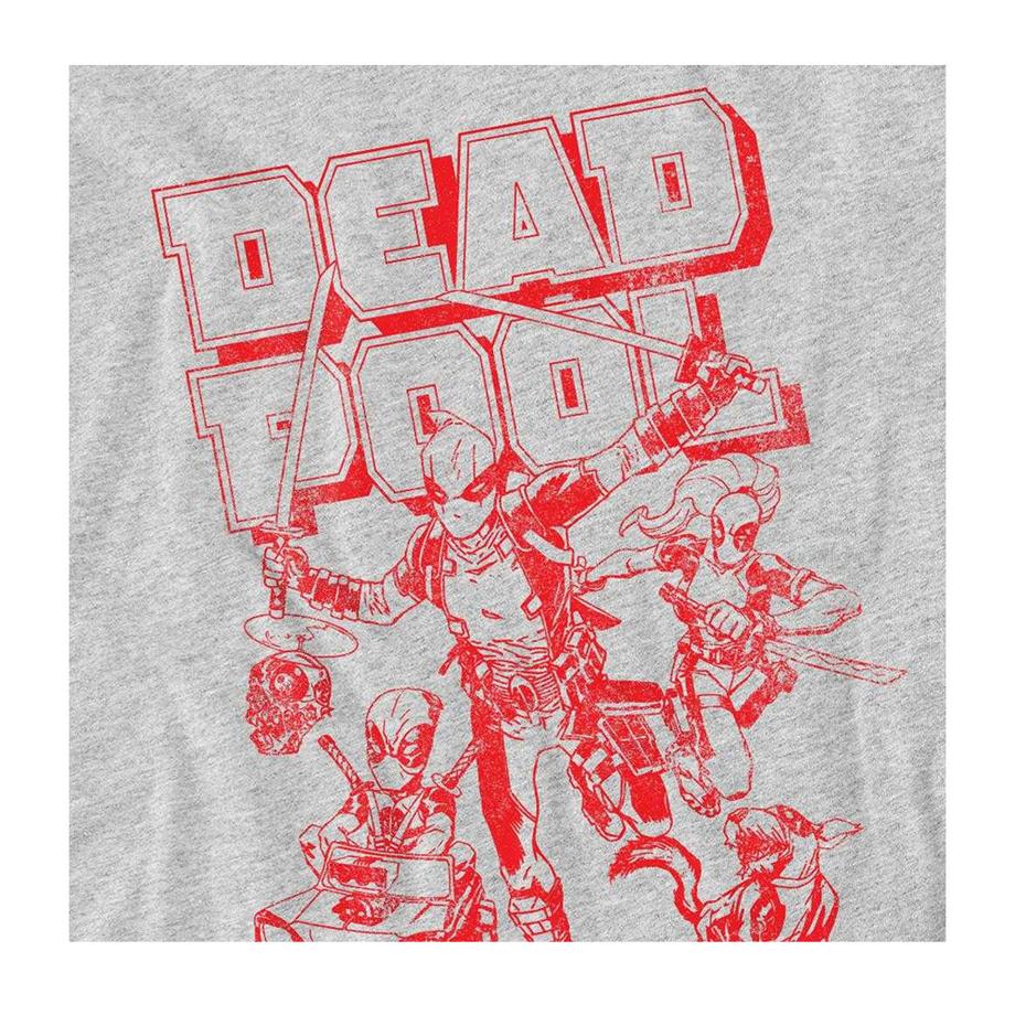 Deadpool T-Shirt Graphique Red Attack  