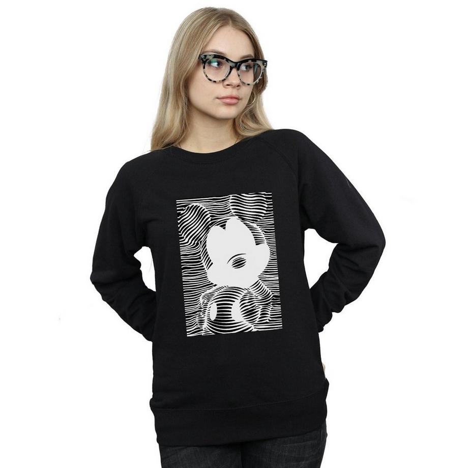 Disney Mickey Mouse Optical Illusion Sweatshirt  