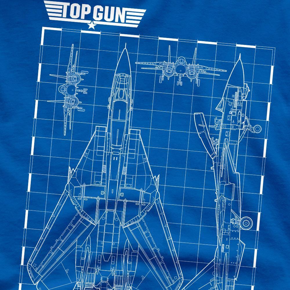 Top Gun Top Gun Blueprint T-Shirt Maniche Corte  