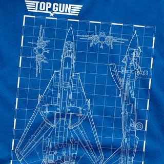 Top Gun Top Gun Blueprint T-Shirt Maniche Corte  