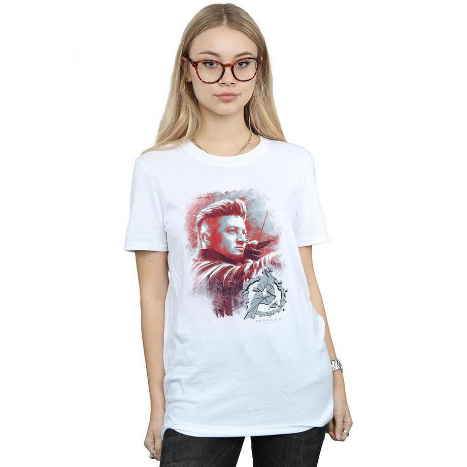 MARVEL Avengers Endgame Hawkeye T-Shirt Stampata  