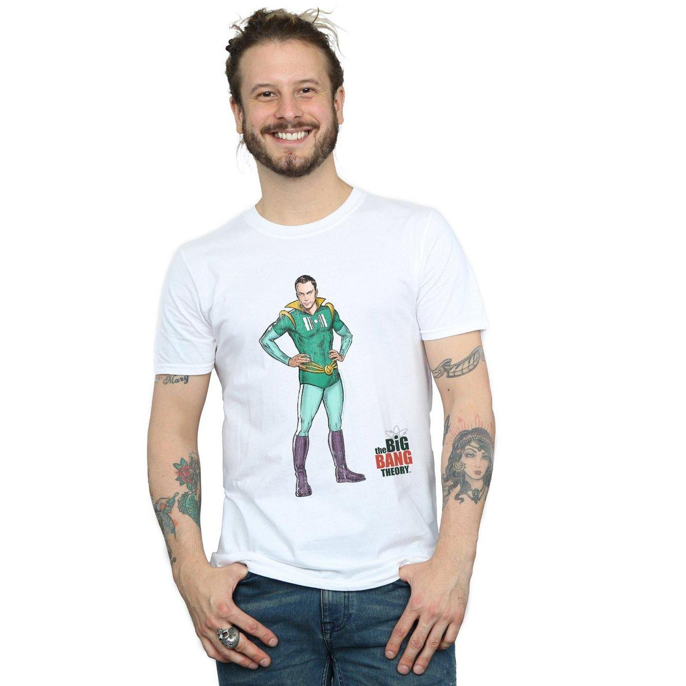The Big Bang Theory  Tshirt SHELDON SUPERHERO 
