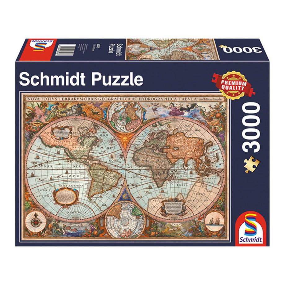 Schmidt  Puzzle Antike Weltkarte (3000Teile) 