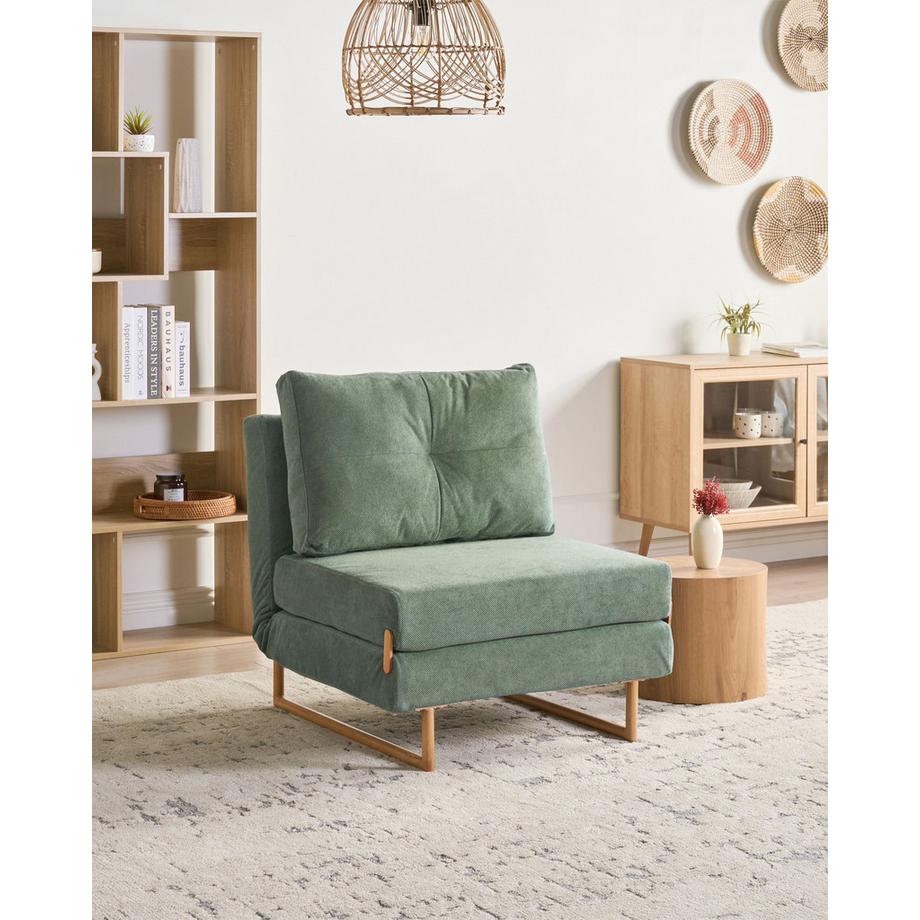 Beliani Einzelsofa en Tissu Minimaliste JERSLEV  