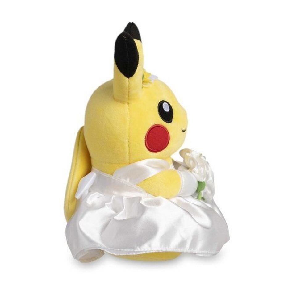 Pokémon  Pikachu Wedding: Wedding Dress Pikachu Female Plush 