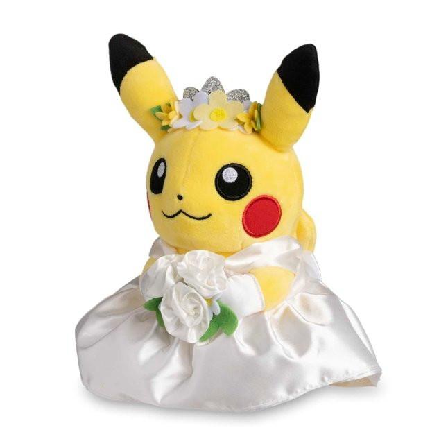 Pokémon  Pikachu Wedding: Wedding Dress Pikachu Female Plush 