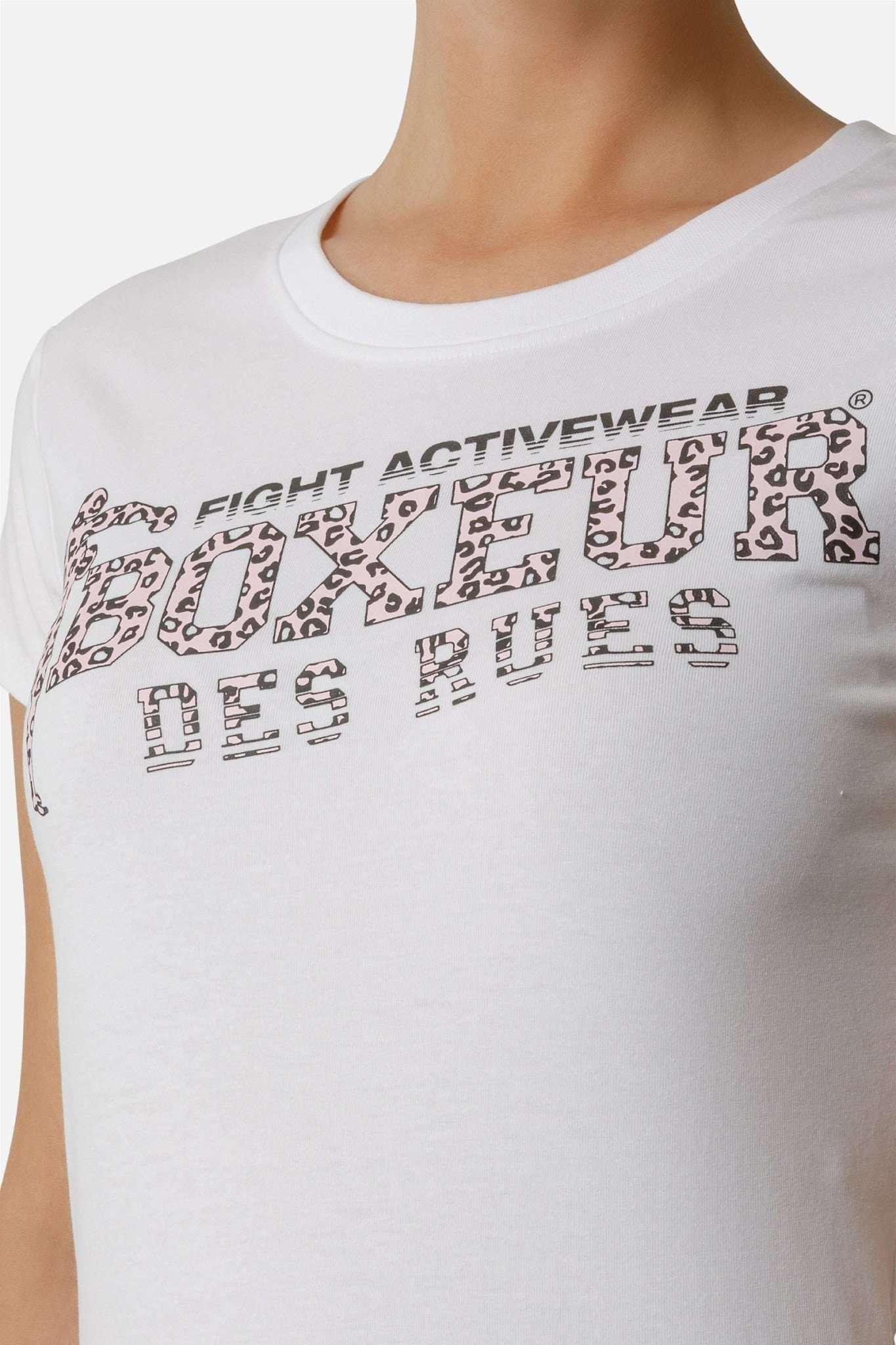 BOXEUR DES RUES T-Shirt Front Logo Col Rond  